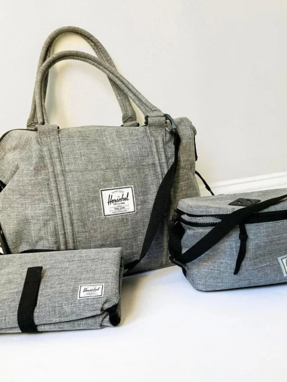 HERSCHEL "Sprout" Diaper Bag & Cooler, Grey, One Size